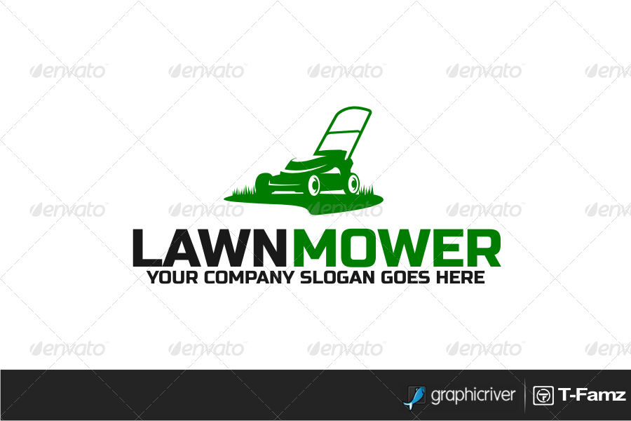 Lawn Mower Logo Templates by T-Famz | GraphicRiver